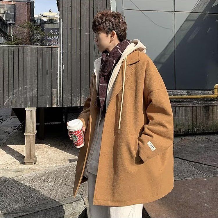 Wool Blend Coat Beige Mans Out - Outdoor Adventure Recreation recension och pris