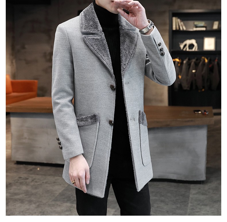 Wool Blend Coat Beige Mans Saf - Outdoor Adventure Recreation recension och pris