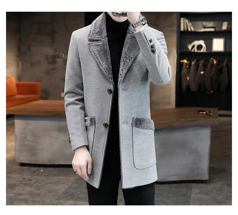 Wool Blend Coat Beige Mans Saf - Outdoor Adventure Recreation recension och pris